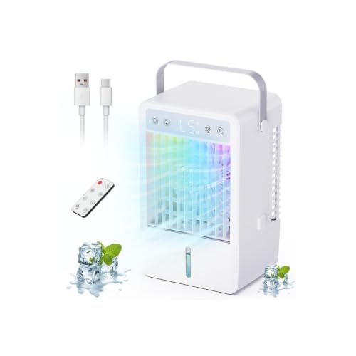 Climatiseur Mobile Silencieux avec Réservoir 1.5L,...
