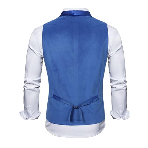 Formal Vest For Men Retro Herringbone Wedding Casual Business Prom Waistcoats Vintage Button Dress Vest Suit Tuxedo3