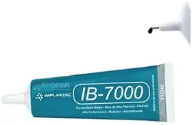 Cola Transparente B-7000 Implastec Celulares, Tablets, Artesanatos 110ml