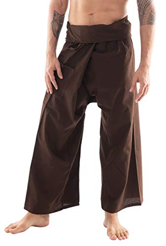 Candyhusky Thai Fisherman Pants Brown #TOP12