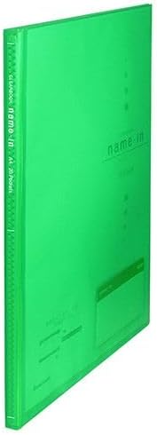 【まとめ】 クリヤーブックネームイン A4S 20Pグリーン 【&times;10セット】 top1-ds-2616270 [独自簡易包装]