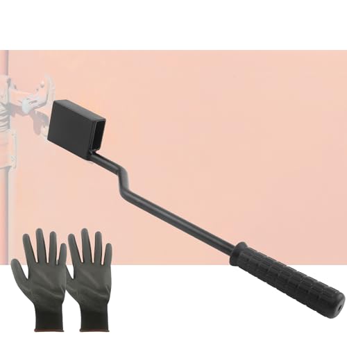 Incycall Leverage Bar – Container Door Leverage Tool with Non-Slip Handle, Multi-Angle Force Application, Includes L-Size Gloves – Ideal for Shipping Container Doors, Loaders, Warehouse & Port Workers