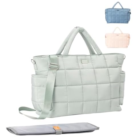 WELAVILA Chic Puffer Style Diaper Bag Cover