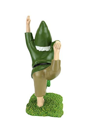 Nain de jardin miniature zen et grenouille décorative extérieure