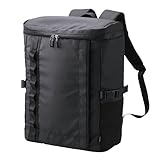 エレコム バックパック リュックサック ボックスタイプ ~15.6インチ 撥水加工 大容量 30L ブラック BM-XBPBX01BK
