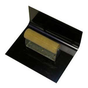 Midwest Rake 47412 Cove Trowel - Standard with 1" Radius, 3" Wall (H) x 6" Floor (D) x 6" Running (W)