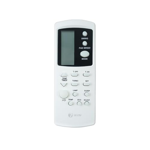 Image of 7SEVEN Compatible with Godrej AC Remote Control Model 210A Suitable for Inverter and Non Inverter Air Conditioner - Match Key by Key Exactly with Existing Remote Function