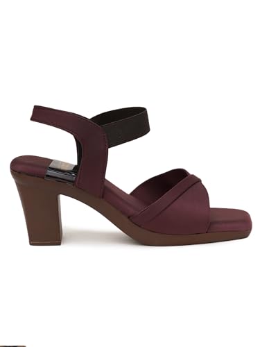 Image of Women's Shimmerstep Heel Sandal Comfortable Cushioned Footbed Adjustable Straps Anti-Slip Outsole Stylish & Elegant Design For Girls /Ladies