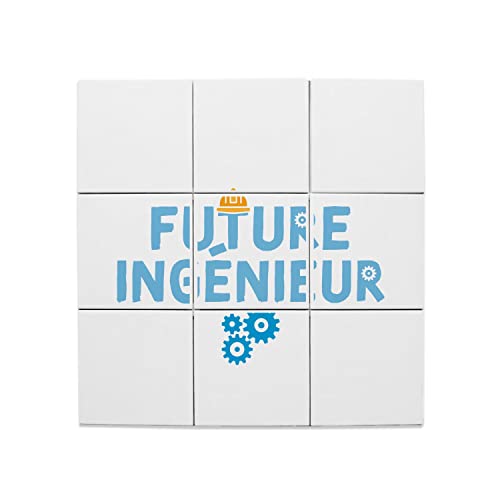 Carreaux Céramique Décoratif Future Ingénieur Métier Sciences lot de 9