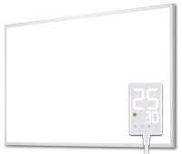 Heidenfeld Infrarotheizung HF-HP100-3 | 𝟭𝟬 𝐉𝐀𝐇𝐑𝐄 𝐆𝐀𝐑𝐀𝐍𝐓𝐈𝐄 - 600 Watt - Bis 16 m² - Infrarot Heizkörper - Elektroheizung mit Thermostat - Überhitzungsschutz (HF-HP100-3 600 Watt) – Ansicht 1