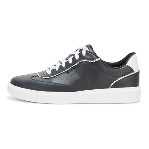 Cole Haan Cole Haan Women's Grand Crosscourt Arlowe Sneakers, Black Leather/White Leather, 9-B US