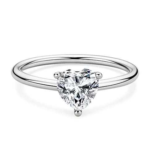 Bague moissanite en argent 925 éclatant de pureté pour une élégance intemporelle