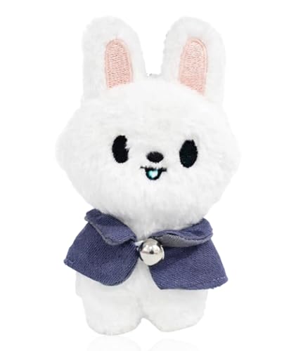 FlexiBdieX Plush Keychain Plushies, Cute Keychain for Fans Collectors, Plushies Keychains for Room Decor, Cute Keychain Emotional Comfort Plushies for Gift Exchange (rabbit)