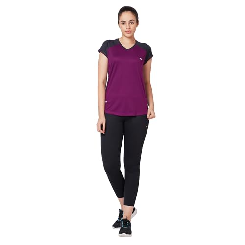Image of berge' Ladies Polyester Dry Fit Western Shirts & Tshirts for Women, Quick Drying & Breathable Fabric, Gym Wear Tees & Workout Tops