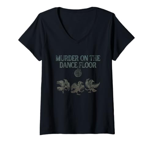 Womens Murder On The Dance Floor Funny Crow Dancing Disco
