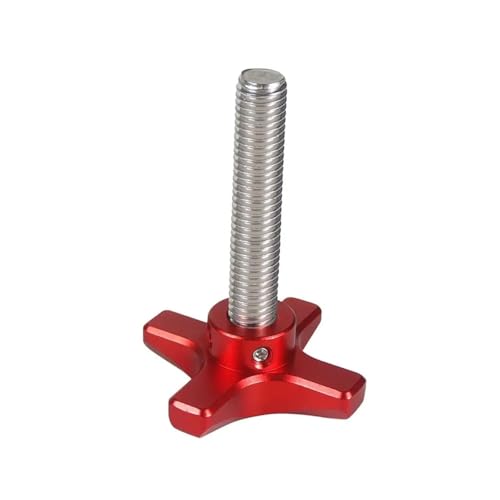 1x M5 M6 M8 M10 lWR XeXX`[&^v ߃Nvmu 蓮nh ʐ^ANZT[(M10 Screw Red Thumb,48mm)