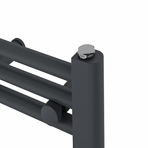 Radiador de baño de alta gama NRG de 800 x 600 mm con diseño de tubos rectos estéticos 5
