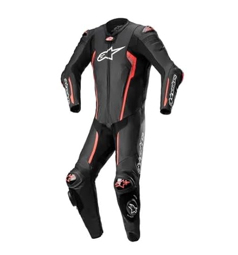 Alpinestars Missile V2 Costume Da Moto Monopemo In Pelle (Black/Red,56) - 3