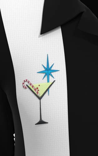 BeRetro Mens Christmas Shirt, Xmas Dress Shirt, Holiday Party USA Made Short Sleeve Button Down Bowling Shirt2