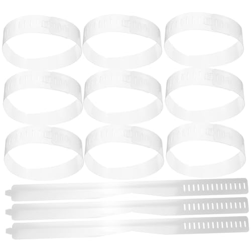 Veemoon 100pcs Shirt Collar Support Stays Thick Plastic Collar Holders for Men's Shirts
