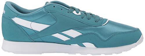 Reebok Women's Classic Nylon Sneaker, Mineral Mist/White, 3.5