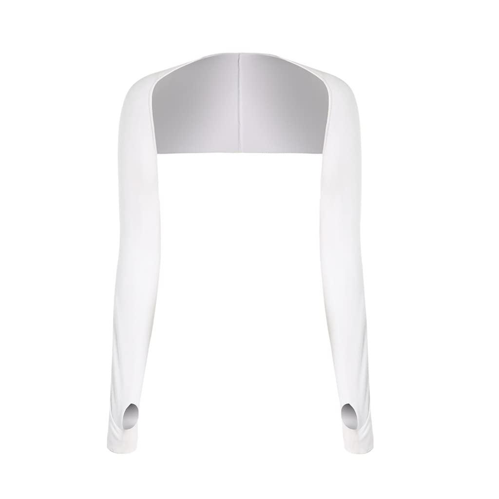 EYHLKM Ice Sleeve Summer Guanti Lunghi Mezze Dita Uomini e Donne Che guidano Maniche all'aperto