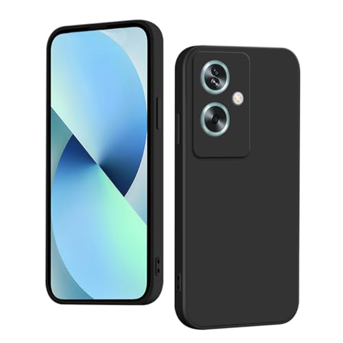 WOKEZ Ultratunn Silikonfodral för Oppo A79 5G - Svart