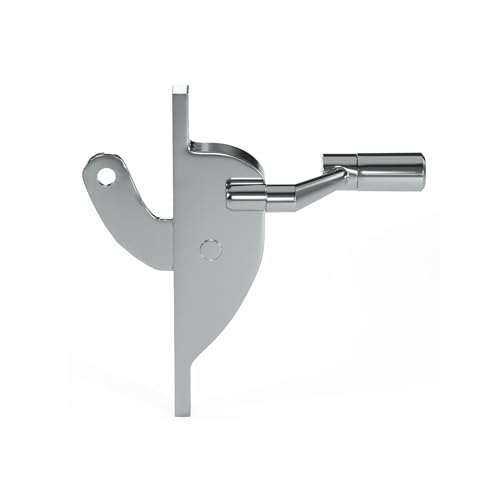 Brixwell 41J-208p Jalousie Operator With Handle aluminum Left Hand D-7