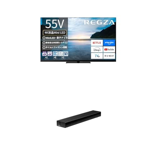 yZbgzREGZA 55C` 4K t MiniLED 55Z870M X}[ger Dolby AtmosΉ 2023Nf + REGZA TEho[ RA-B100 2.0chXs[J[VXe Bluetooth