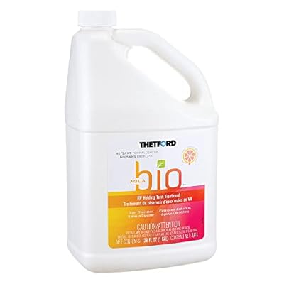 Thetford 96614 AquaBio RV Holding Tank Treatment Citrus Twist Scent, Formaldehyde Free 1 Gallon Liquid