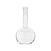 Chemglass CG-1502-05, Long Neck Flat Bottom Flask, 500ml Capacity, 24/40 Outer Joint