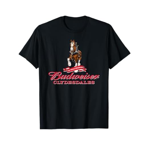 Budweiser 'The World Renowned Clydesdales' T-Shirt T-Shirt