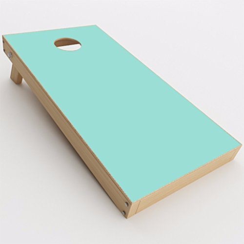 itsaskin1 Skin Decal Vinyl Wrap for Cornhole Game Board Bag Toss (2xpcs.) / Seafoam Green