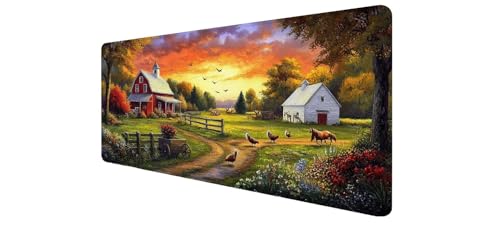Tapis de souris XXL 700x400 gaming pour bureau PC portable