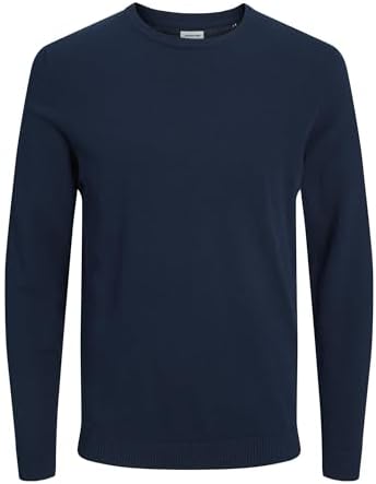 Jack & Jones mens Jjebasic Knit Crew Neck Noos Pullover Sweater (pack of 1)