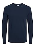 JACK & JONES Jjebasic Knit Crew Neck Noos, Suéter para Hombre, Navy Blazer, XXL