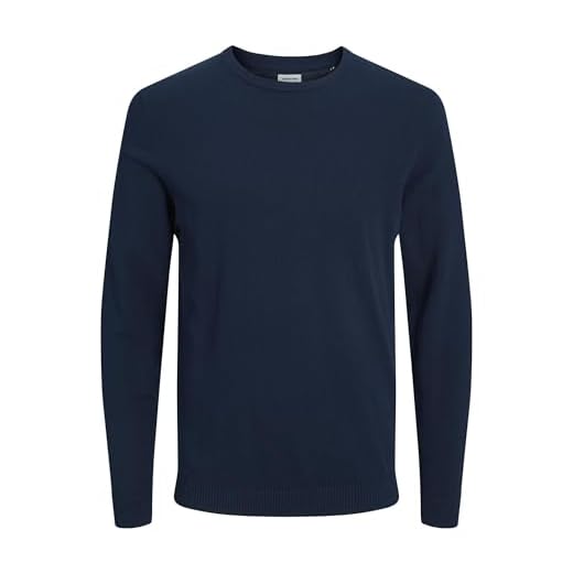 JACK & JONES Herr Jjebasic stickad crew neck noos tröja