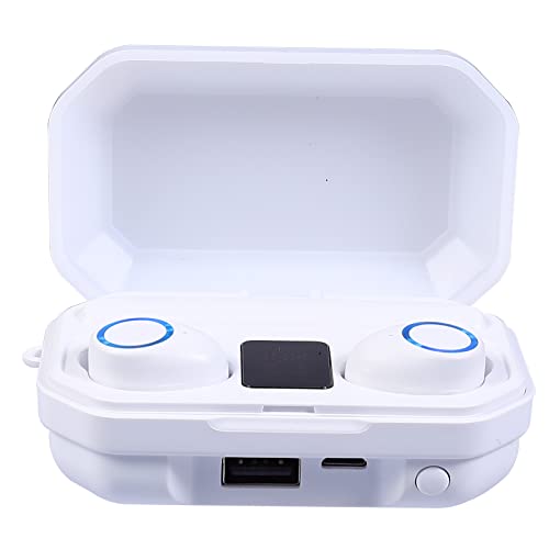 Casque fil stéréo avec microphone écouteurs sans fil batterie longue durée LED