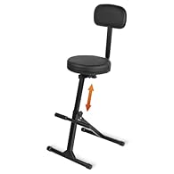 【Comfort-Focused Design】The STRICH guitar stool features various adjustable options for seat height and backrest angle, ensuring the best comfort for different sitting positions. The seat is crafted from high-quality leather with thick padding for ex...