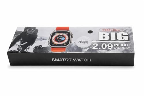 T900 Ultra Smart Watch with 2.09 Inch Infinite Display, Wireless Charging