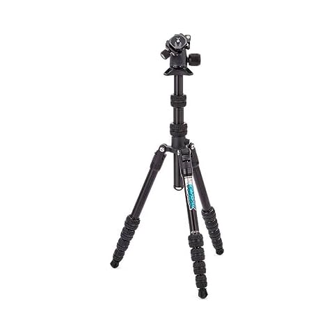 3 Legged Thing Punks Corey 2.0 Magnesium Alloy Ultra-Compact Travel Tripod - Adjustable, Multi-use Camera Tripod with Three Detachable Legs Darkness/Matte Black (COREY2.0) Cover