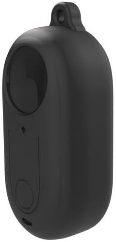 Miniatura 3 de Coyktonty - Funda de silicona 2 en 1 + cubierta de lente para Insta360 GO 3, funda protectora de silicona (negro)