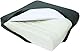 OrtoPrime Hochdichtes Antidekubitus-Kissen Viskoelastisch - 80 Kg/m3 - Orthopädisches Sitzkissen mit Memory Foam - Therapeutisches Polster Entlastet das Steißbein - Rollstuhl für Büro & Heim