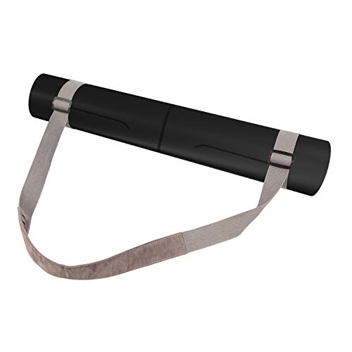 FrenzyBird 5 mm PU Yoga Mat with Carrying Strap and Alignment Marks, Anti Slip and Easy to Clean, Provides Perfect Cushioning, Ideal for Beginners and Advanced Yogis