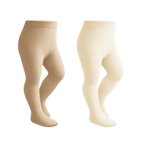 Image of Stelle Toddler Girls Tights Baby Cable Knit Stockings Thick Cotton Legging