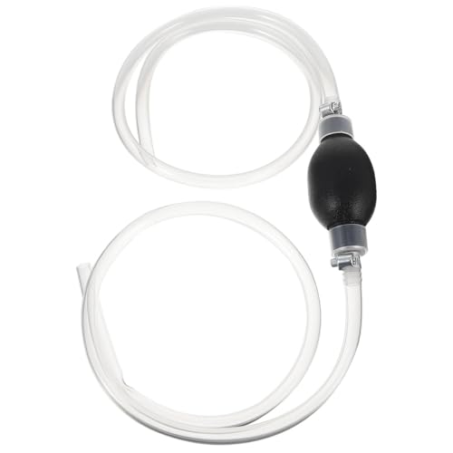 LALADEFIEE Bomba Manual para Trasvase de Combustible y Líquidos Manguera de Goma Resistente a Gasolina Bomba de Sifón Portátil para Coche y Acuario Herramienta para Diésel y