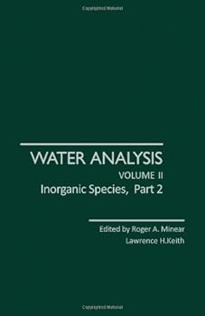 Hardcover Water Analysis: Inorganic Species, Part 2 Book
