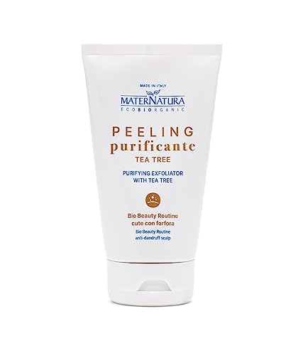 Maternatura, Exfoliante para Cuero Cabelludo con Caspa de Árbol de Té, Exfoliación Suave para Cuero Cabelludo Sin Caspa, Bio Beauty Routine para Cuero con Caspa, Made in Italy - 150 ml