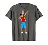 Dabbing Tennis Boy Shirt | Funny Lad Tennis Lover Gift