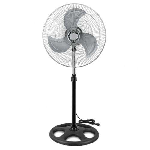 RAYPOW Ventilador de Pie 18 Pulgadas, Negro, 90W